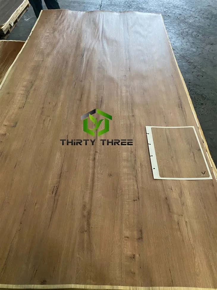 Wholesale Laminated Melamine Faced Artificial Poplar Wood Veneer